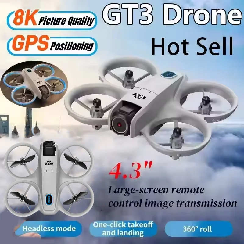 Drone Aerial Photography - GT3 Drone 8K HD Dual Cameras