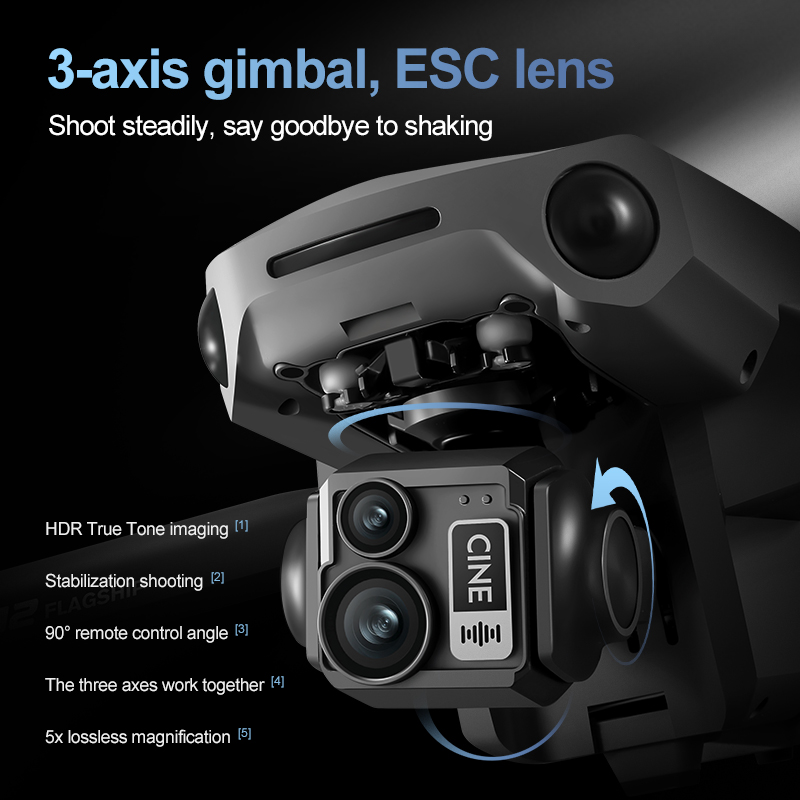 8K 3 Axis Gimbal Brushless 7.2 - Drone Lidar incelemesi ve fiyatı