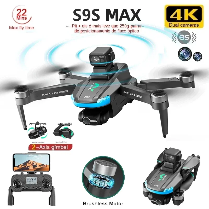 NEW S9S MAX MINI Drone 4K 2-Ax - Drone Mapping incelemesi ve fiyatı