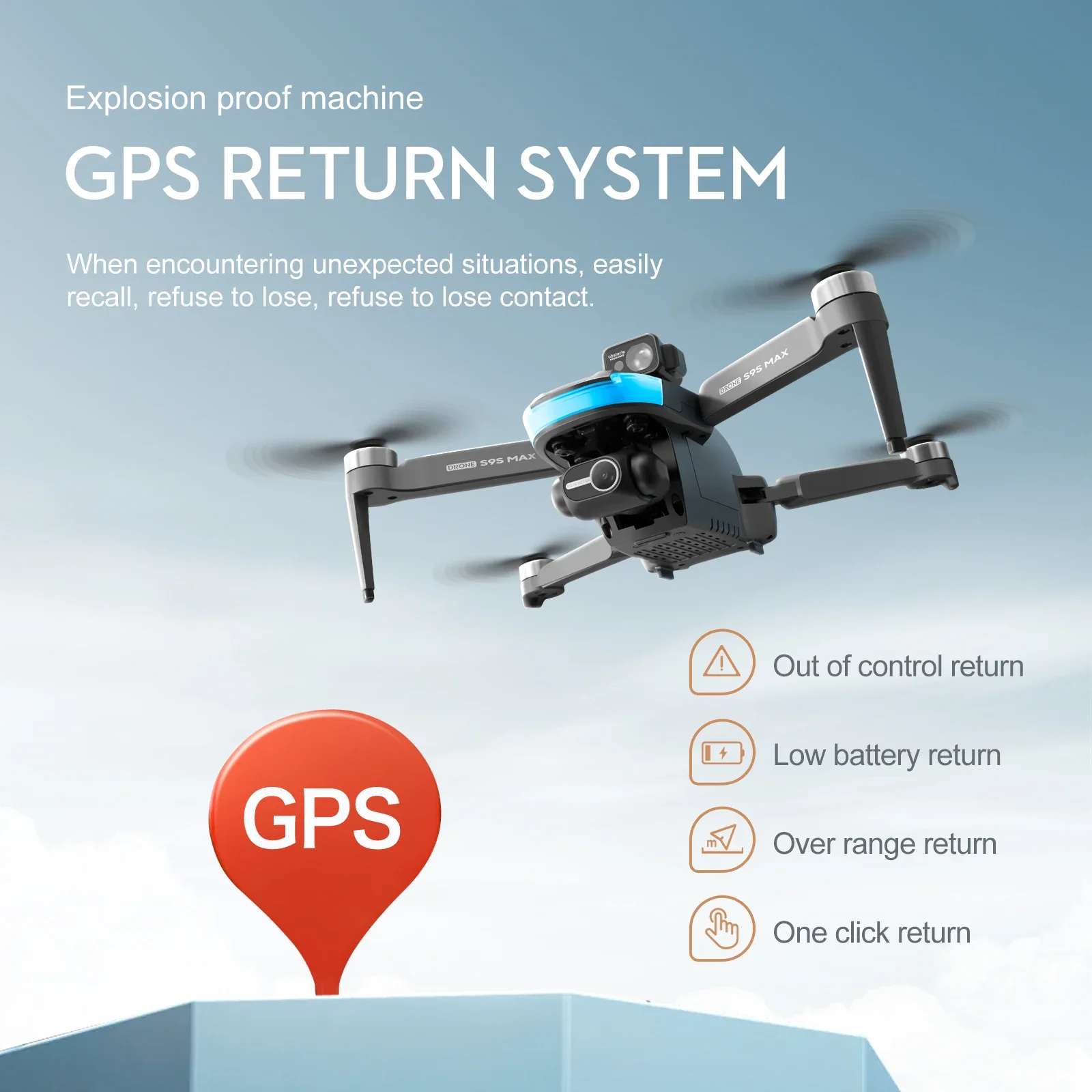 NEW S9S MAX MINI Drone 4K 2-Ax - Drone Mapping incelemesi ve fiyatı