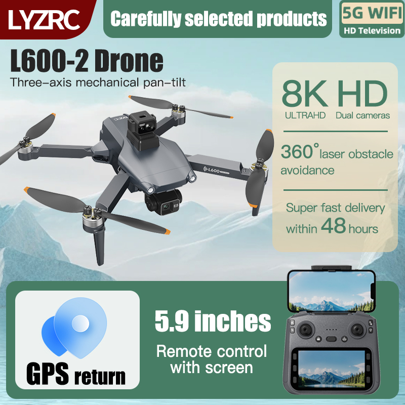 LYZRC L600-2 MAX GPS Drone 3-A - Drone Surveying incelemesi ve fiyatı